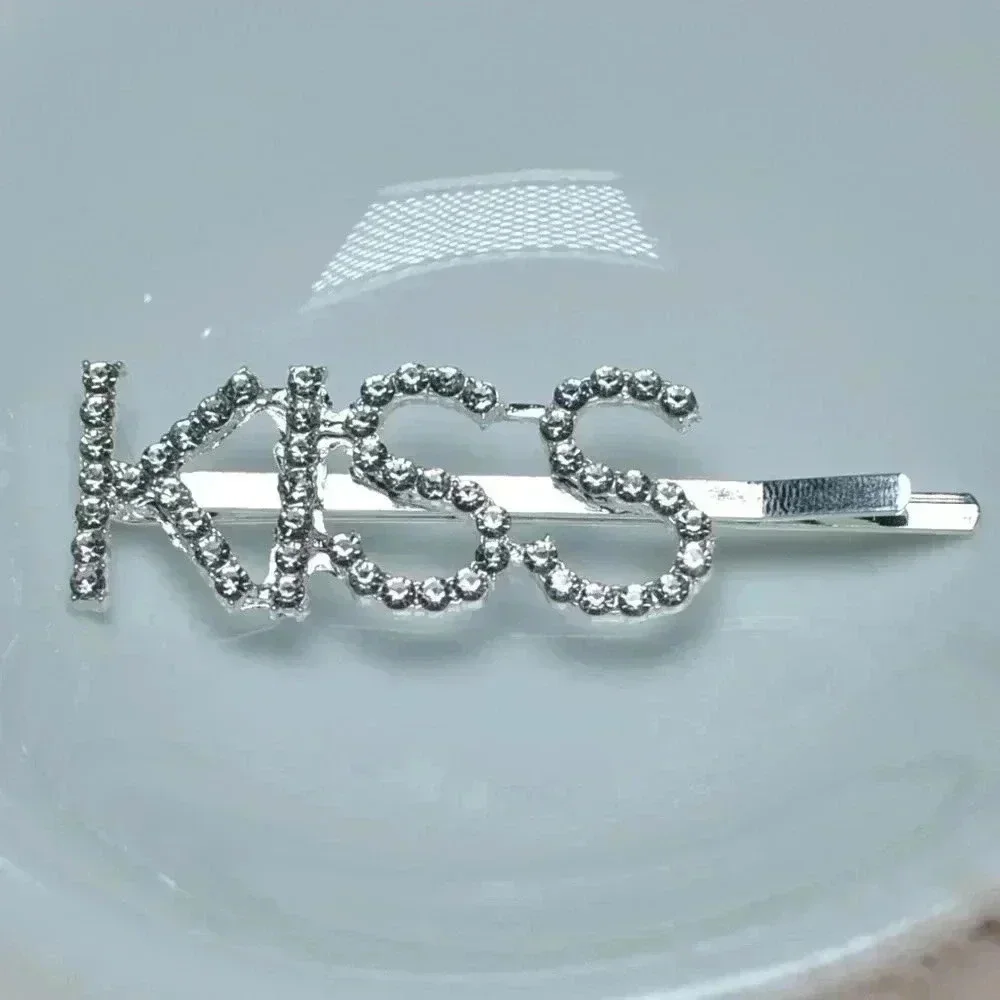 Text Hair pin